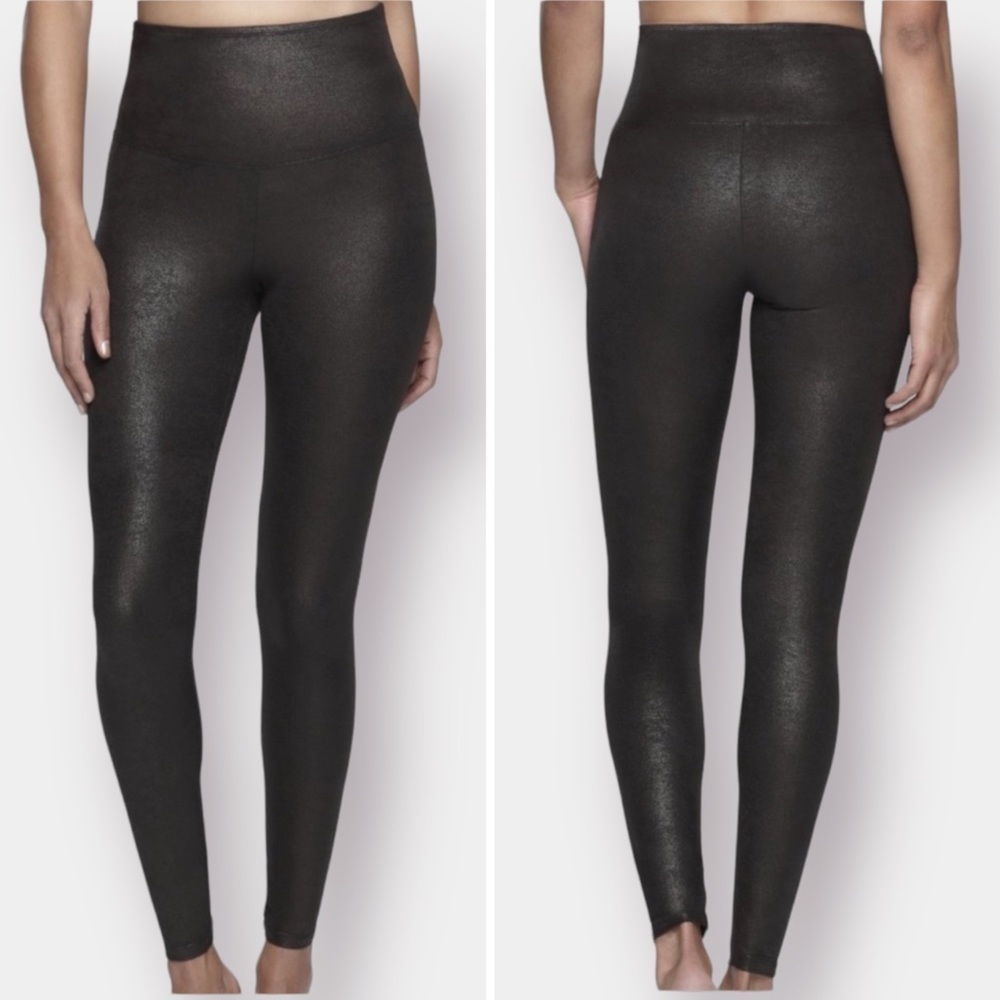 NWT Yummie Tummie Shapewear Jade Leggings Black High Rise Size XS Extra Small